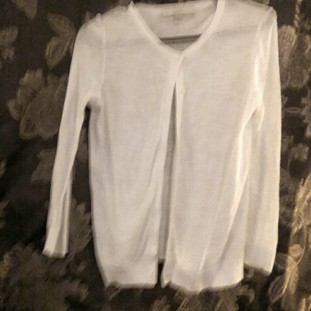 Loft XS white Cardigan